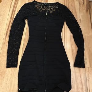 Black Bebe mini dress
